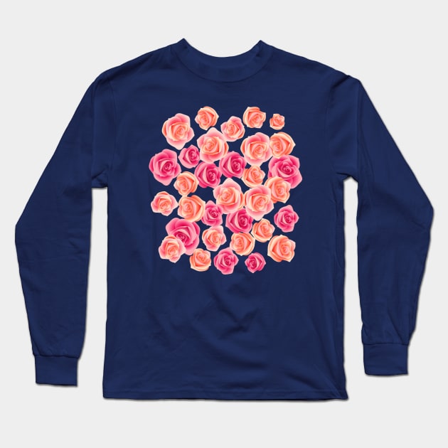 Rose Garden Long Sleeve T-Shirt by Jirka Svetlik